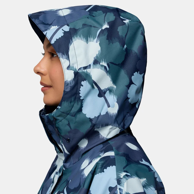 Columbia Blue Women's Hikebound Printed Jacket for Women | Best Price UAE